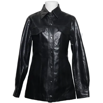 Skjortejakke (Marked Waist PU Jacket) fra NA-KD Polyurethan