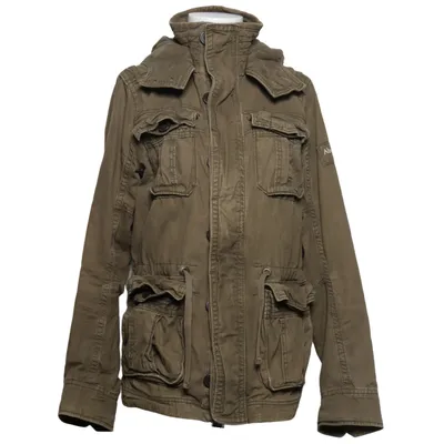 Safarijacka (Grön) från Abercrombie & Fitch Bomull, Polyester