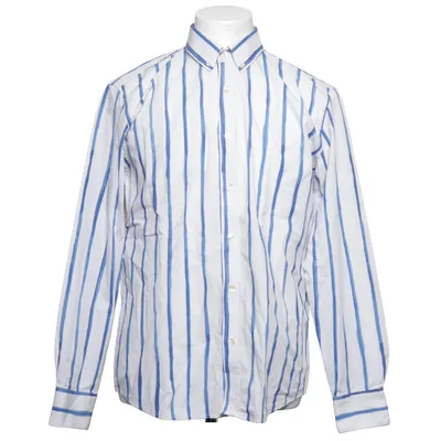 Shirt (Blauw, Wit) van Forét Organisch katoen