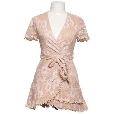 Robe portefeuille (Beige, Blanc) de Goodnight Macaroon
