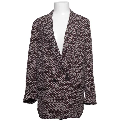 Blazer (Brown, White, Multicolored) from GP & J Baker x H&M Polyester, Viscose