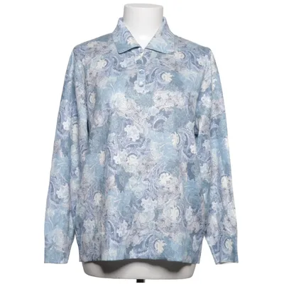 Rugby shirt (Blue, Beige) from Atelier Creation Acrylic, Cotton, Viscose