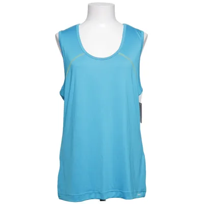 Sports tank top (Blue, Yellow) from DeVal Elastane, Polyester