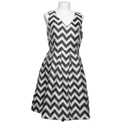 Klänning (Svart, Vit, Flerfärgad) från Lindex Elastan, Polyamid, Polyester, Viskos