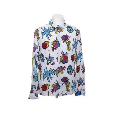 Shirt (White, Multicolored) from H&M Man Viscose