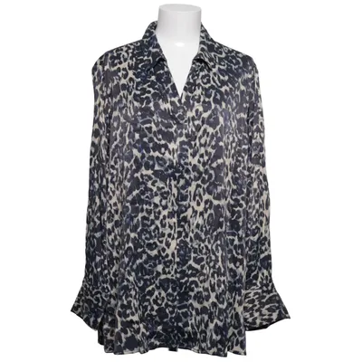 Blouse (Blue, White, Gray) from Selection by Ulla Popken Viscose