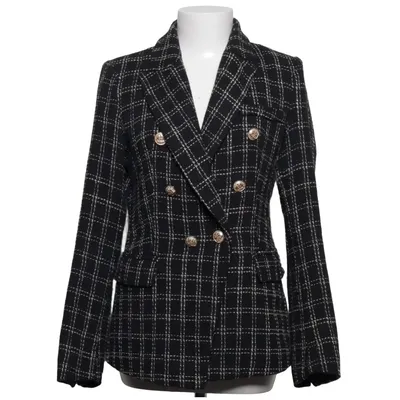 Blazer (Black, White) from Attentif Polyester