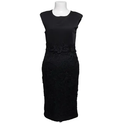 Cocktailjurk (Zwart) van Emamoda Elastaan, Polyester