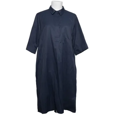 Shirt dress (Blue) from Norr Cotton, Polyester