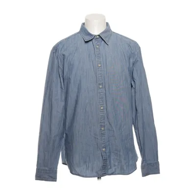 Denim blouse (Blauw) van East West Katoen