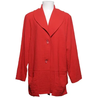 Blazer (Rood) van Doris Streich Elastaan, Polyester, Viscose