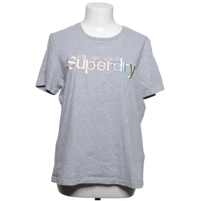 T-shirt (Gray) from Superdry Cotton, Polyester