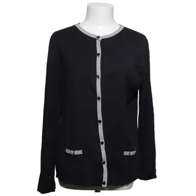 Cardigan (Noir) de Paon Coton, Élasthane, Polyamide, Viscose
