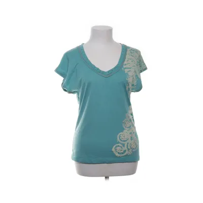 Top (Turquoise, Multicolored) from Didi Cotton, Polyester