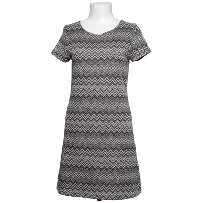 Robe (Noir, Blanc) de Geena Élasthane, Polyester