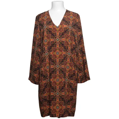 Jurk (Zwart, Oranje, Meerkleurig) van Vanilia Katoen, Elastaan, Polyester