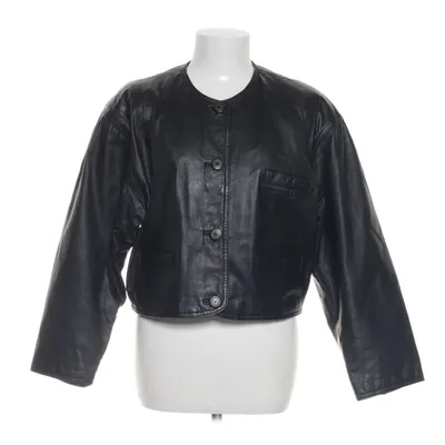 Leather jacket (Black) from Hollies Acetate, Leather, Polyamide