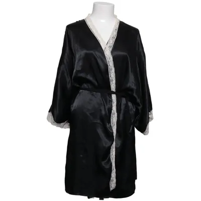 Dressing gown (Black, Beige) from Silk Option Polyester