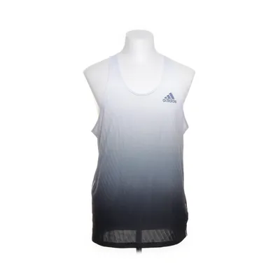 Træningstanktop (Sort, Hvid, Grå) fra Adidas Running Genanvendt polyester