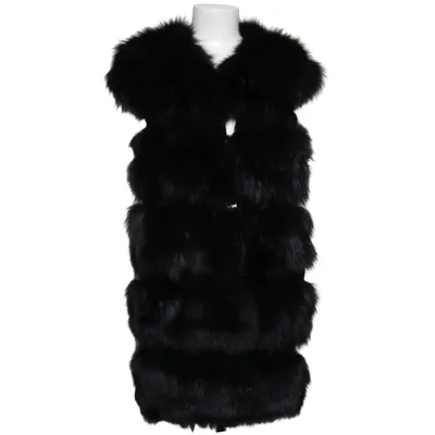 Outer vest (Black) from Saga Mink