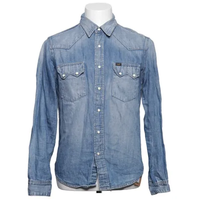 Jeansskjorta (Blå) från Lee Bomull, Linne