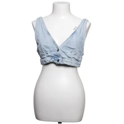 Crop top (Blauw) van Stradivarius Katoen