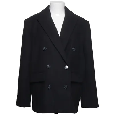 Caban (Noir) de Gina Tricot Polyester, Laine
