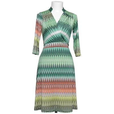 Robe portefeuille (Vert, Orange, Blanc, Multicolore) de Stockholms Klänningsfabrik Polyester