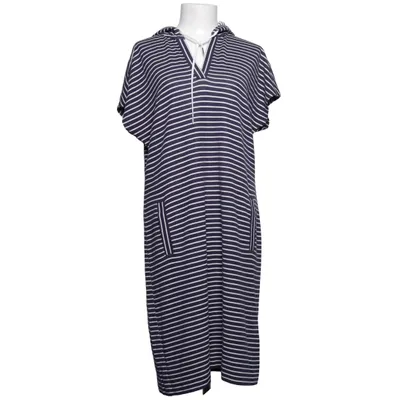 Klänning (Blå, Vit) från Va Bene Bomull, Polyamid, Polyester, Viskos