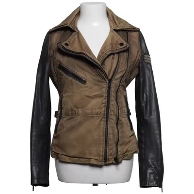 Bikerjakke (Beige, Brun) fra Rock'n Blue