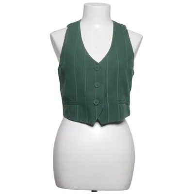 Kostymväst (Grön, Vit) från Mango Linne, Lyocell, Polyester, Viskos