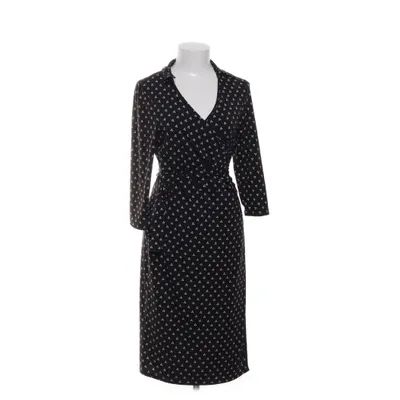 Omlottklänning (Svart, Vit) från Oui Elastan, Polyester