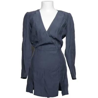Slå-om-kjole (Blå) fra The Odder Side Lyocell, Polyester