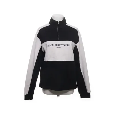 Sweatshirt (Zwart, Wit) van Aim'n Katoen, Polyester