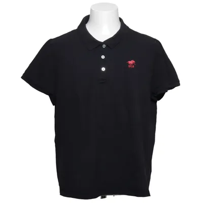 Polo shirt (Black) from Polo Sylt Elastane, Organic cotton