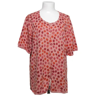Cardigan (Pink, Rød, Flerfarvet) fra Gudrun Sjödén Økologisk bomuld, Genanvendt bomuld