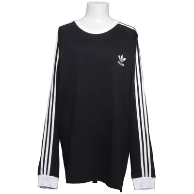 Långärmad t-shirt (Svart, Vit) från Adidas Originals Bomull, Elastan