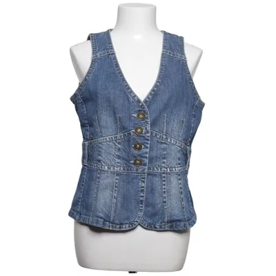 Gilet en jean (Bleu) de Lindex Coton, Élasthane