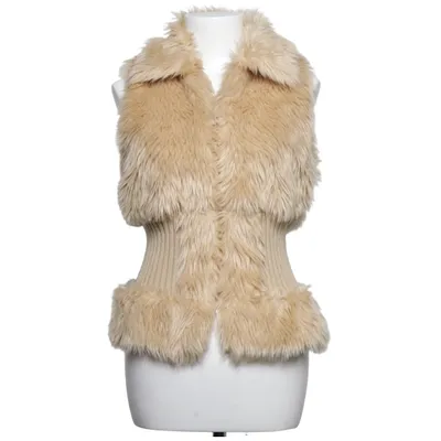 Outer vest (Beige) from Bosebelking Cotton, Viscose