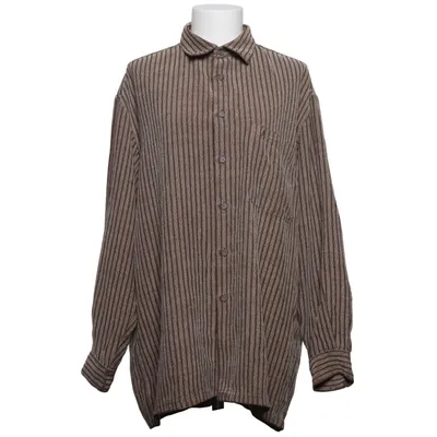 Shirt (Brown) from Lancel Cupro, Polyester, Viscose