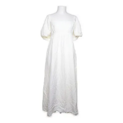Dress (White) from Wat The Brand Cotton, Linen, Viscose