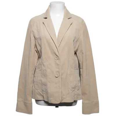 Blazer (Beige) van Portobello Punk Katoen, Elastaan