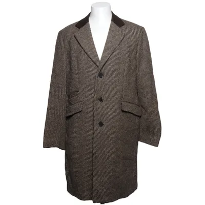 Frakke (Brun) fra GANT Cupro, Viscose, Uld