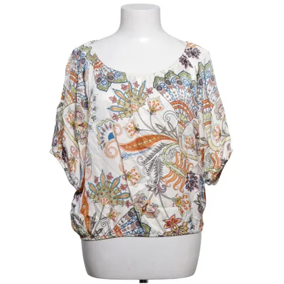 Blouse (Wit, Meerkleurig) van Haust Zijde, Viscose