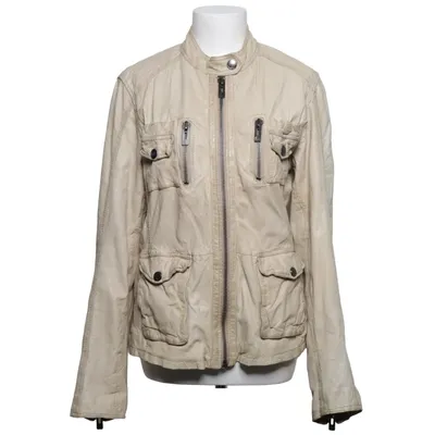 Läderjacka (Beige) från Maze Skinn