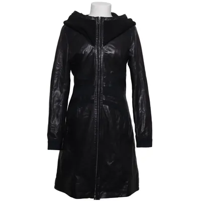 Läderkappa (Svart) från Blago Skinn, Polyester