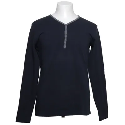 Henley shirt (Blue) from Solid Jeans Cotton, Elastane