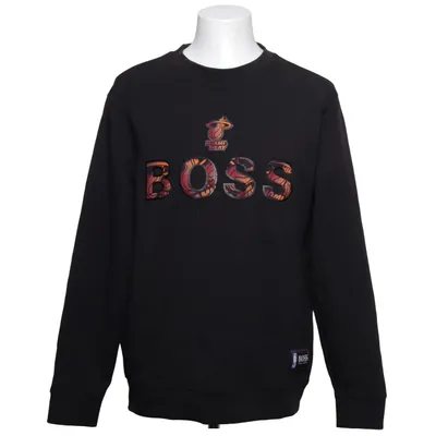 Sweatshirt (Zwart) van Hugo Boss Katoen, Elastaan, Polyester