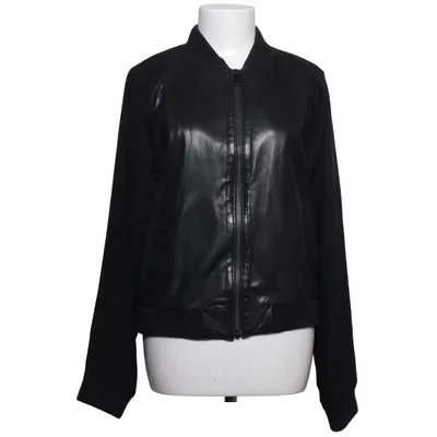 Leather jacket (Black) from Diesel Cupro, Leather, Viscose