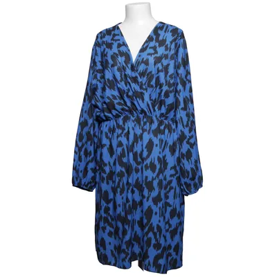 Wrap dress (Blue, Black) from E & F Elastane, Polyester